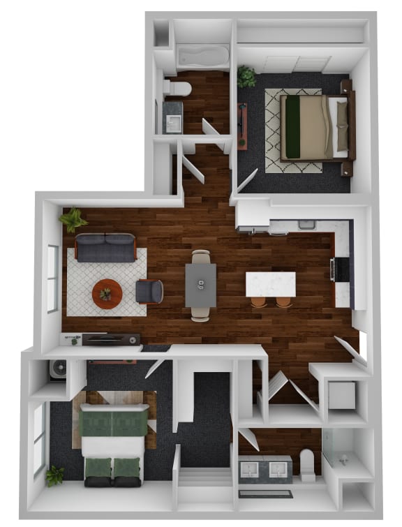 1, 2 & 3 Bedroom Apartments in Cottage Grove, MN The Aurilla